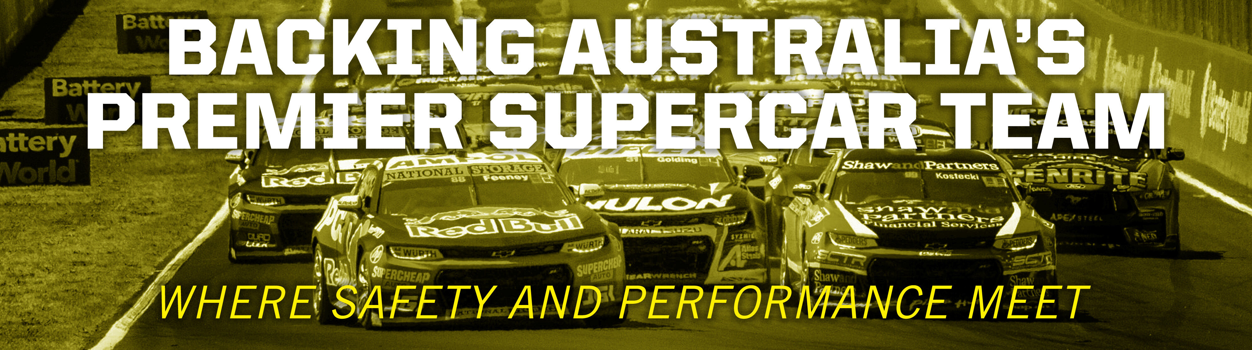 Backing Australia's Premier Supercar Team 
